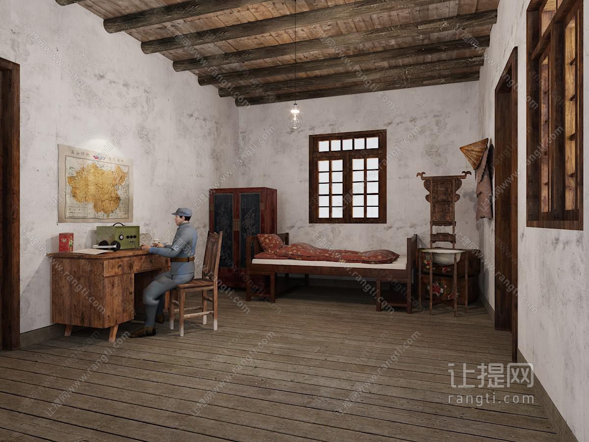 现代复古故居展厅展览