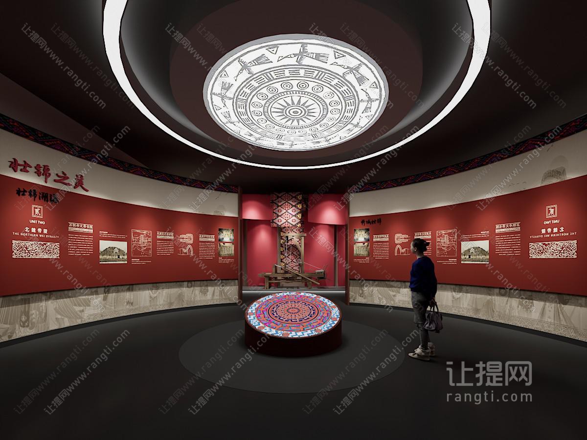 现代壮锦博物馆 文化馆 展厅展览