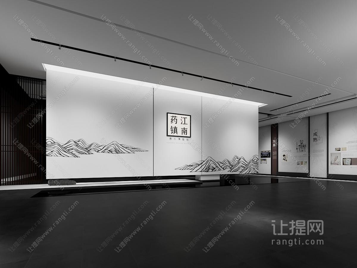 新中式博物馆展厅序厅