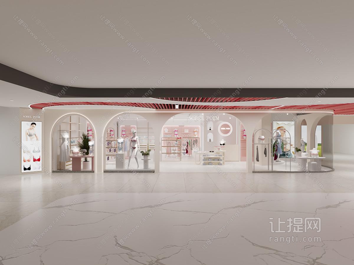 商场专卖店内衣店