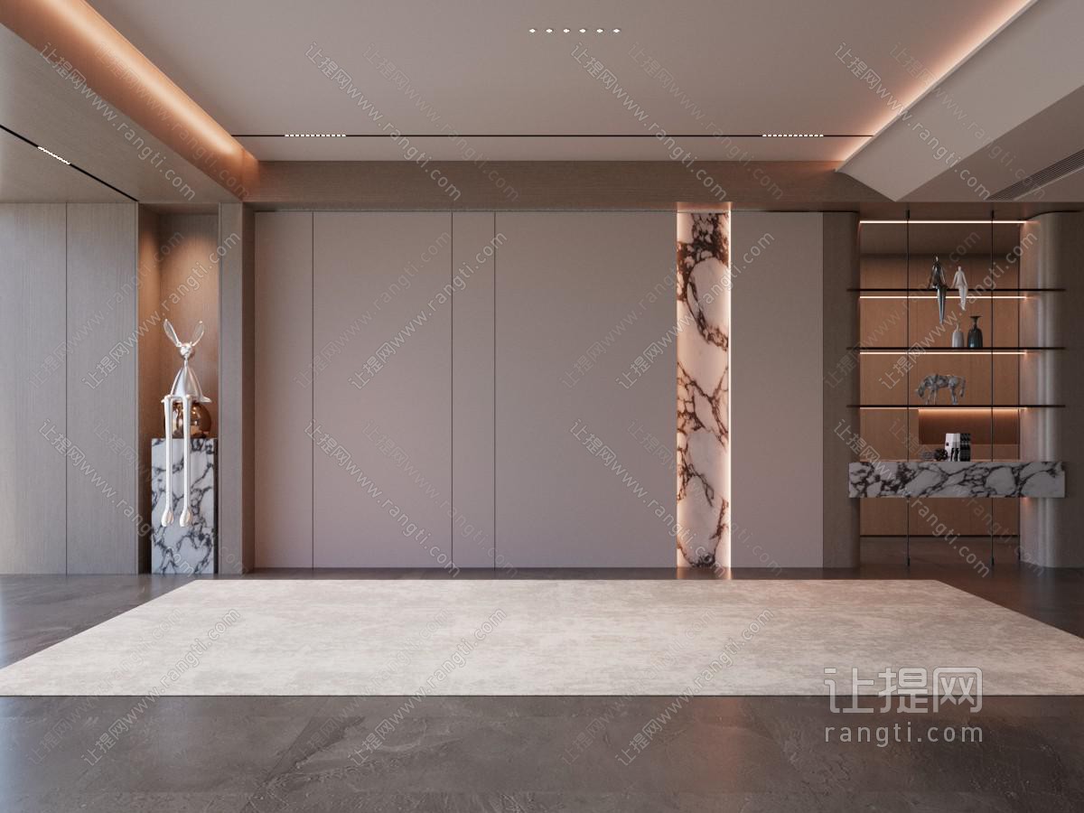 现代背景墙