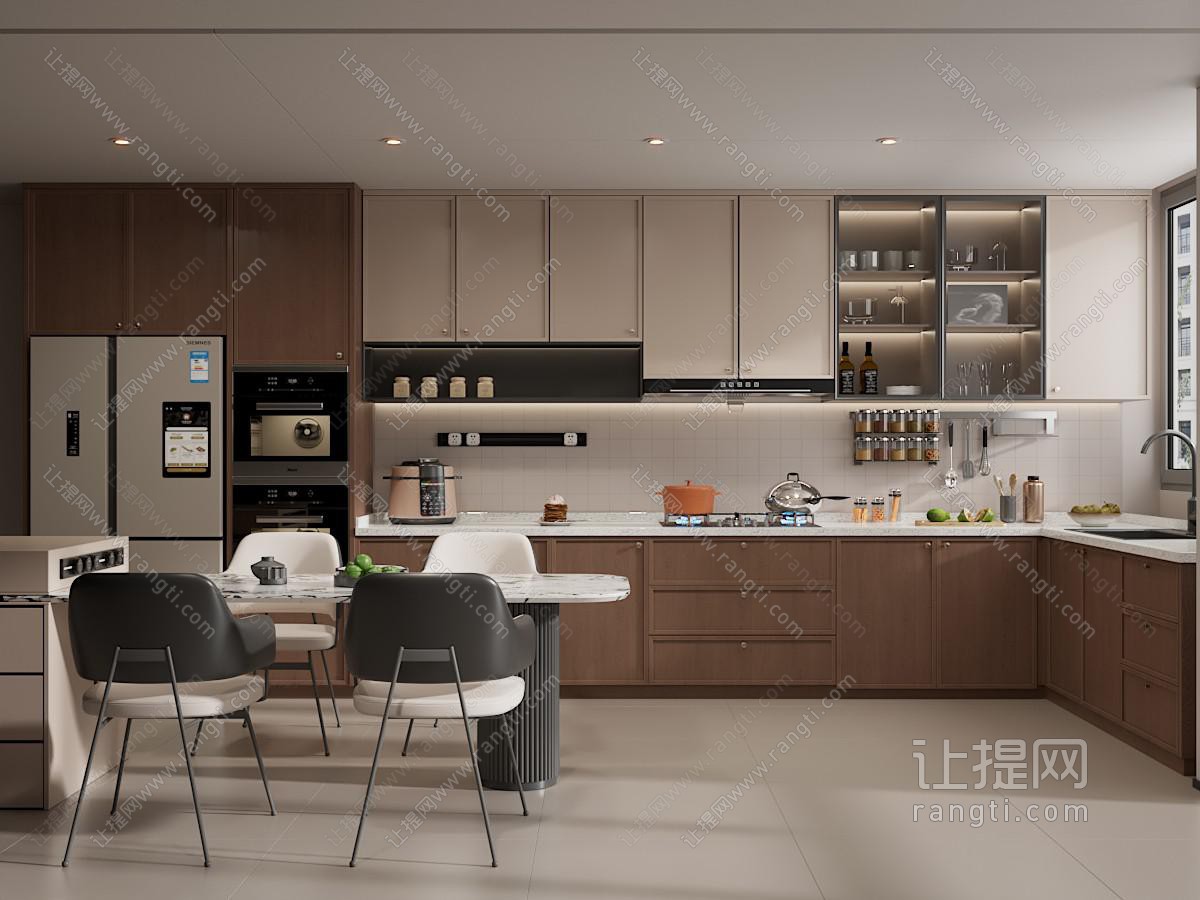 中古风厨房 橱柜
