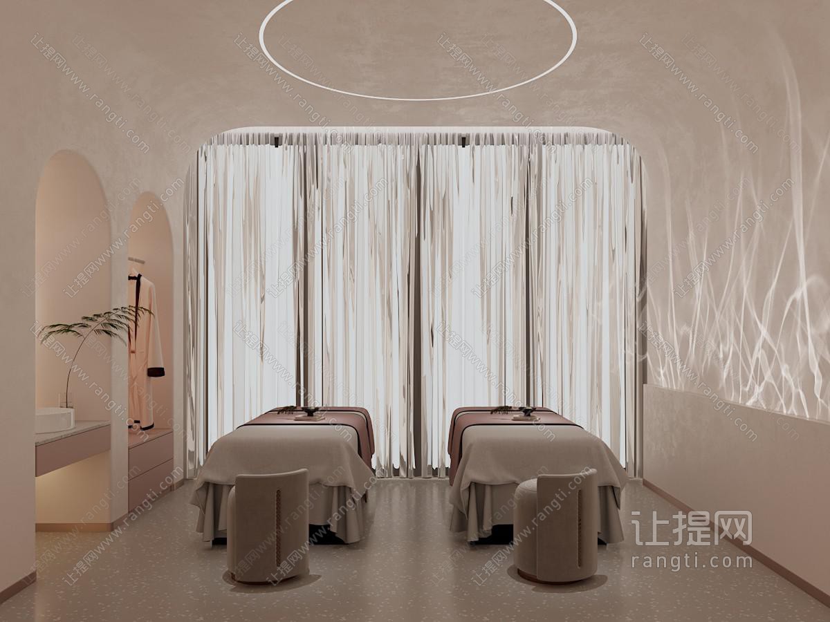 现代美容SPA桑拿 包间