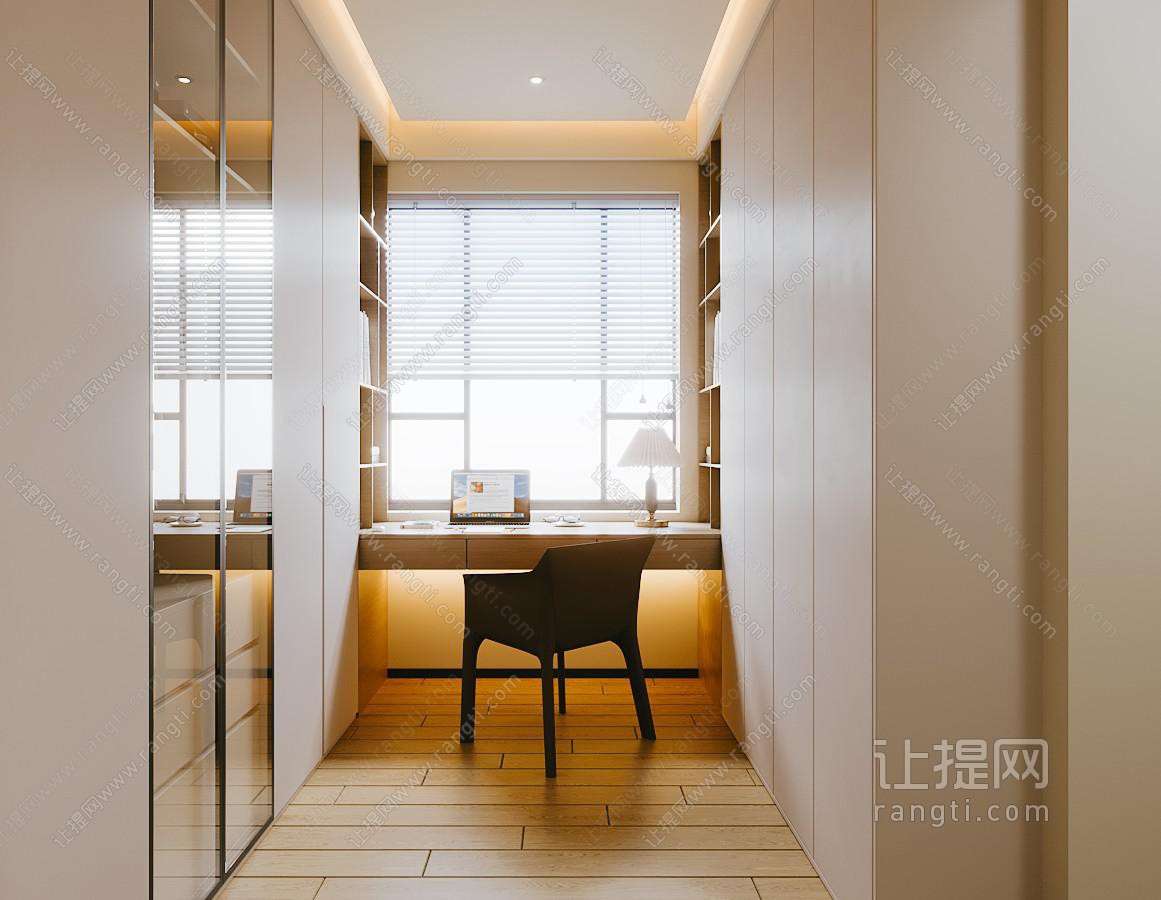 现代简约衣帽间