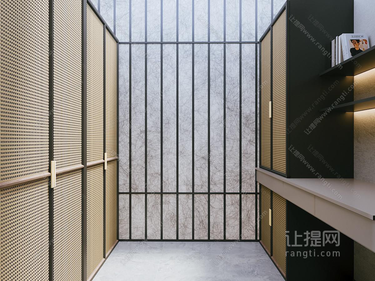 侘寂风衣帽间
