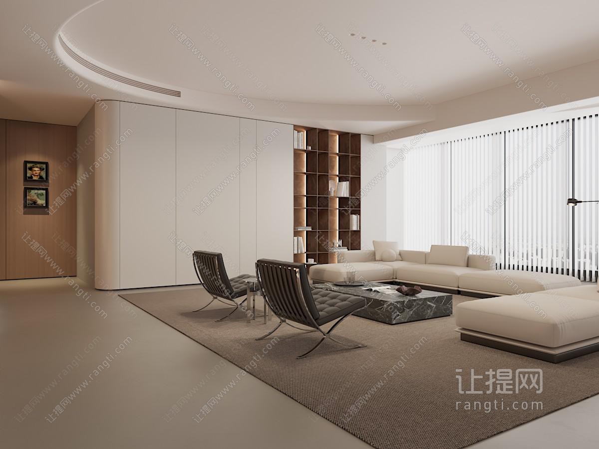 现代意式沙发组合