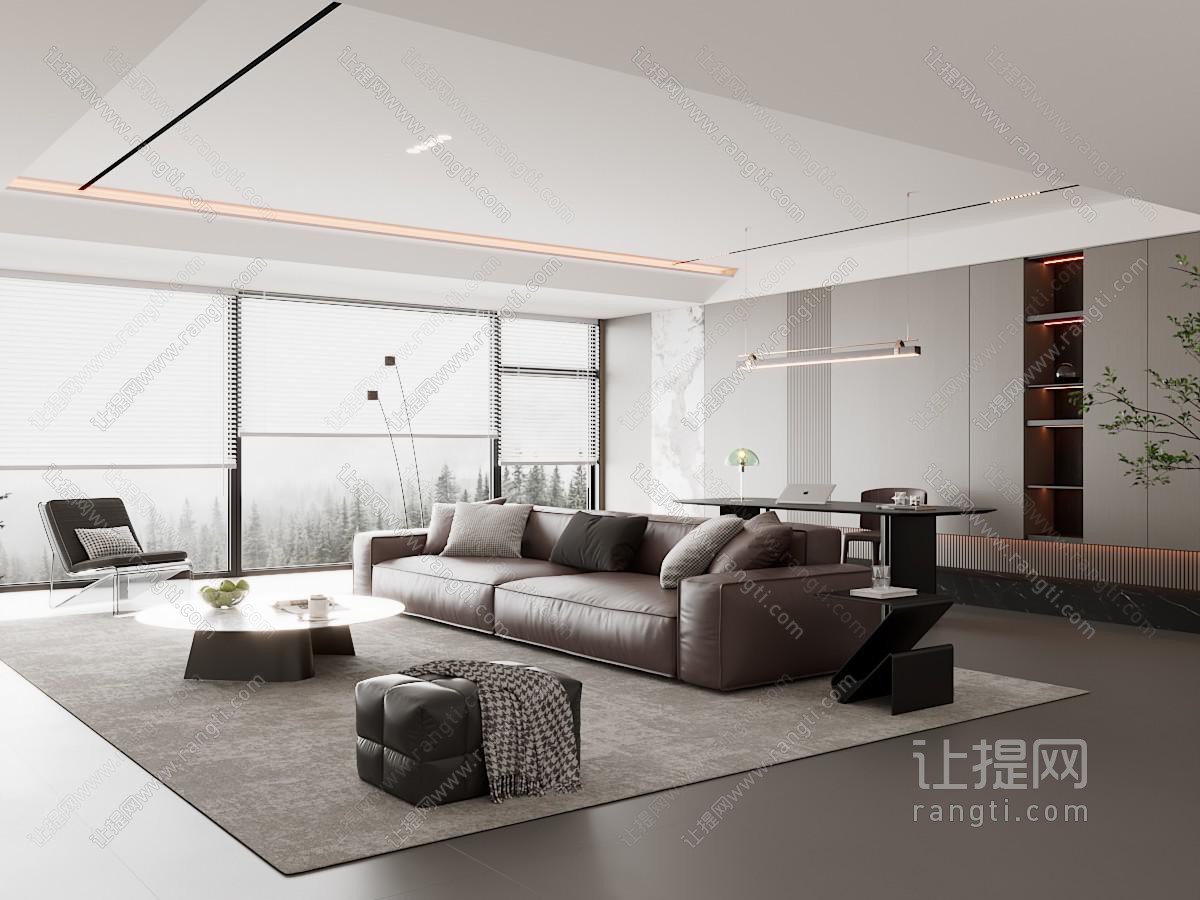 现代意式客厅