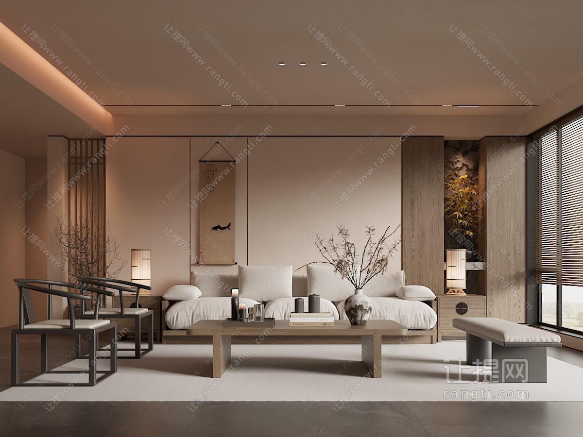新中式客厅