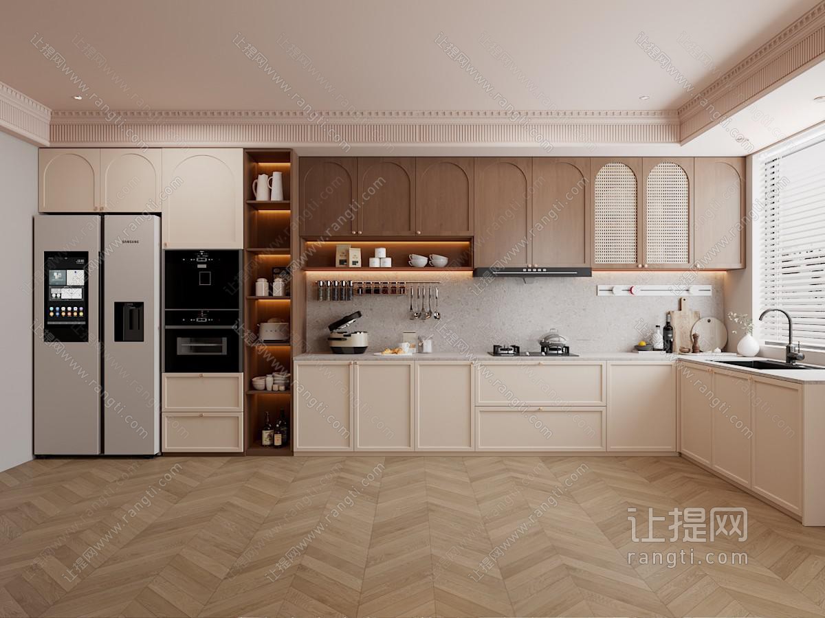 中古风厨房 橱柜