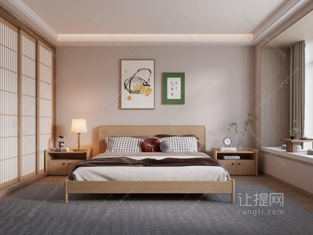 日式家居卧室