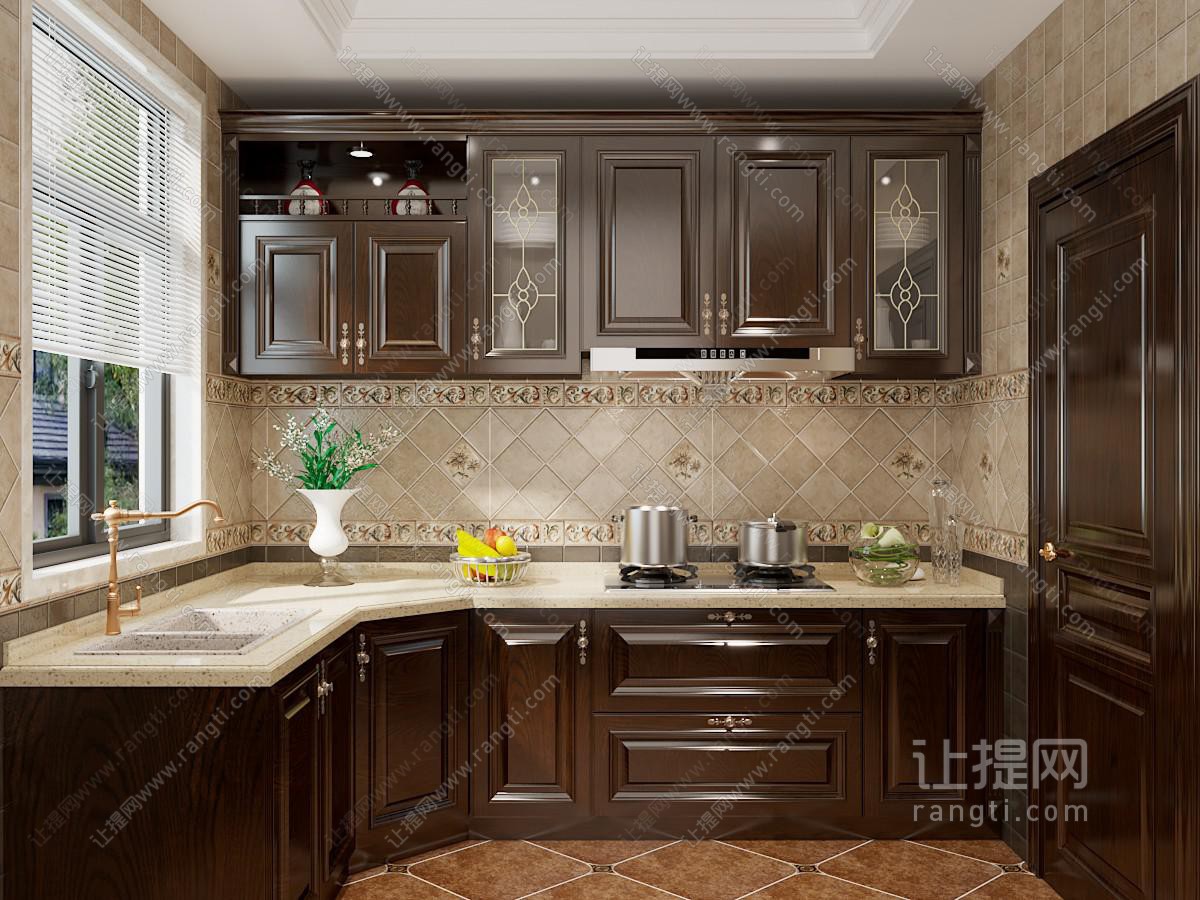 欧式古典家居厨房