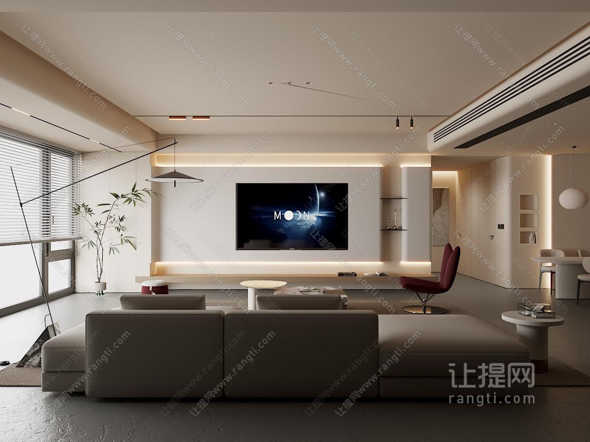 奶油风客厅