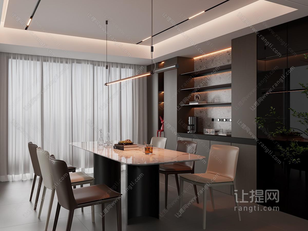 现代意式家居餐厅
