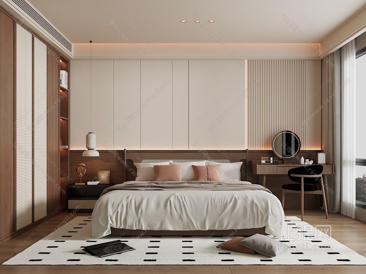侘寂风家居卧室