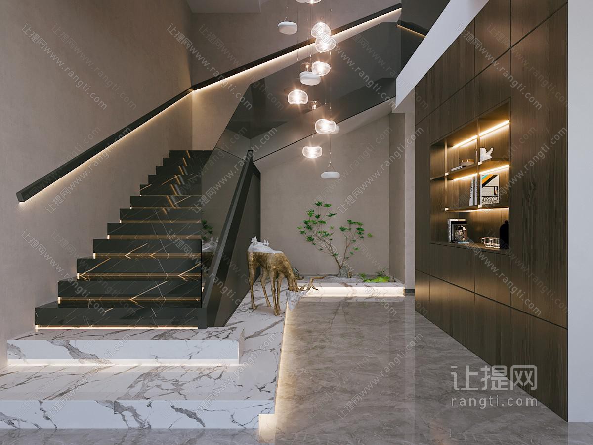 现代楼梯间