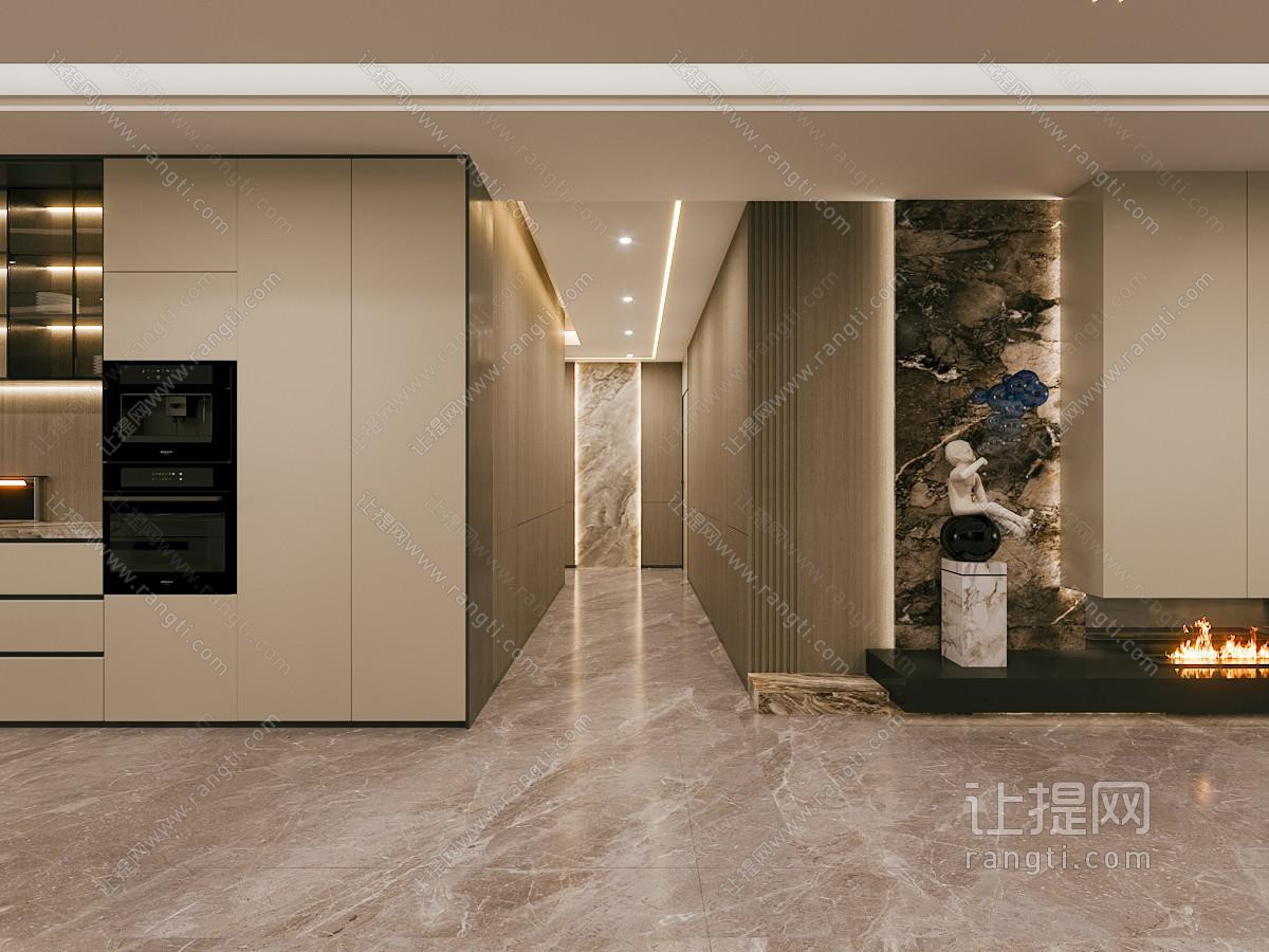 意式轻奢家居客厅