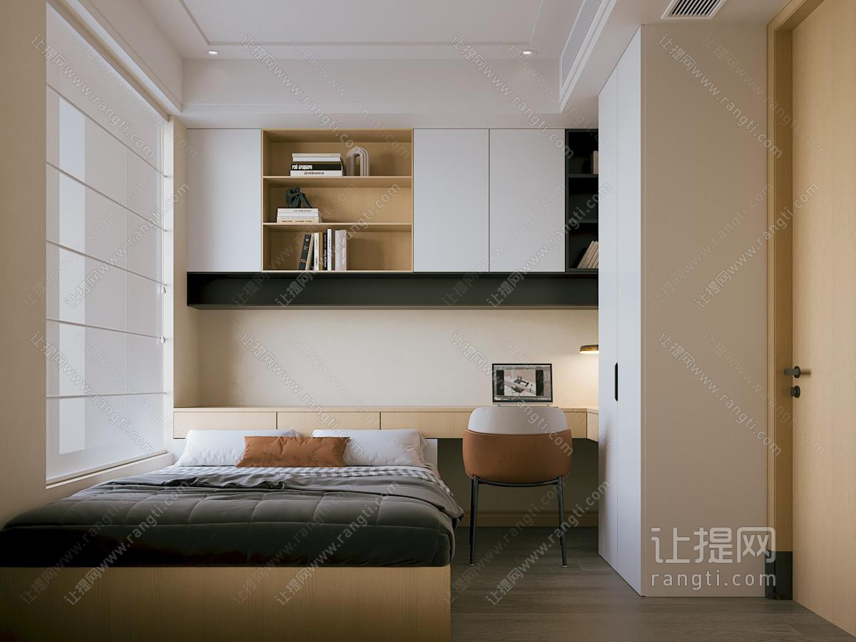 现代榻榻米卧室