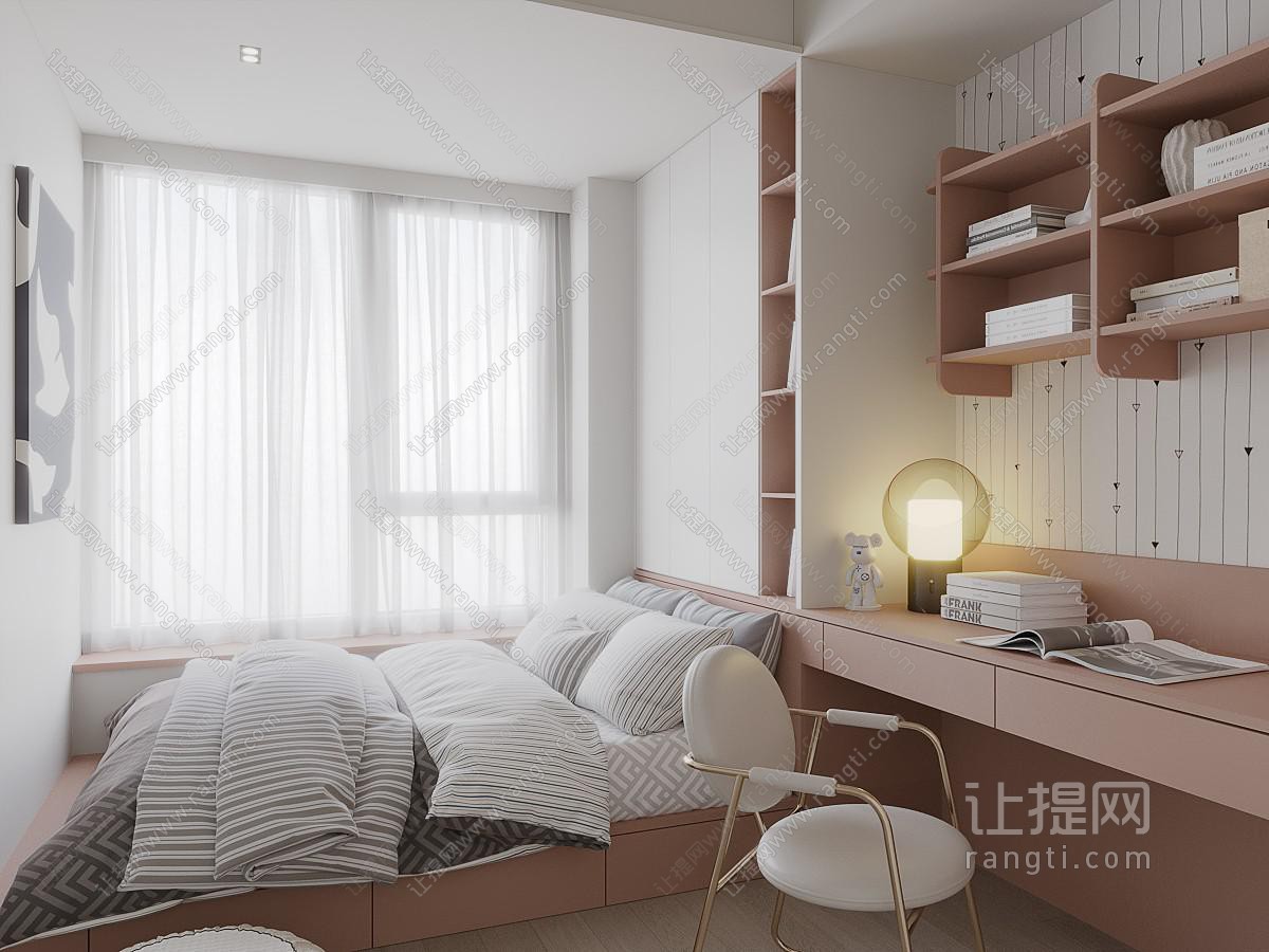 现代榻榻米卧室