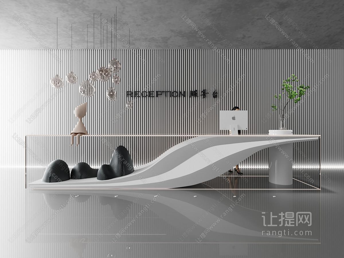 办公室前台接待台