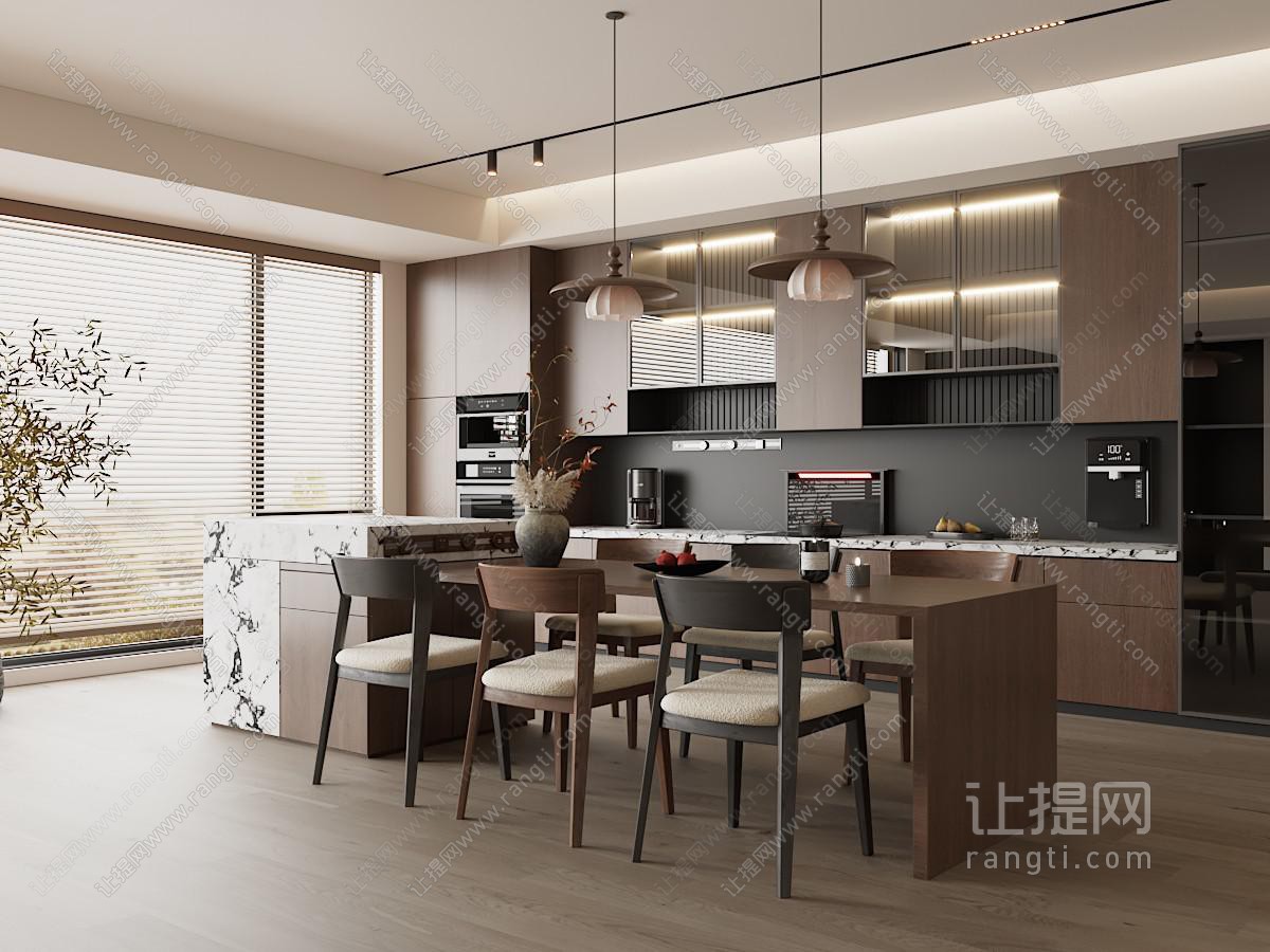 现代中古风餐厅