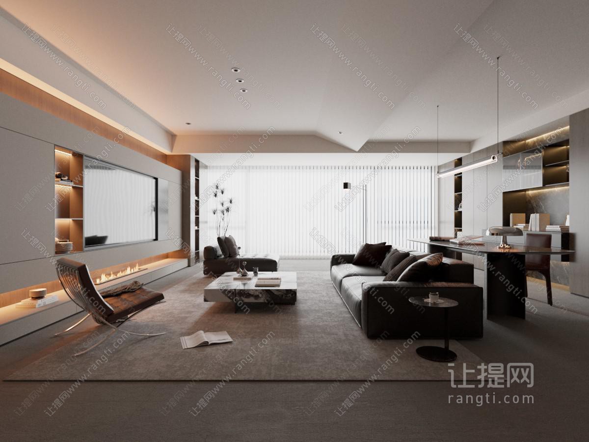 现代意式家居客厅