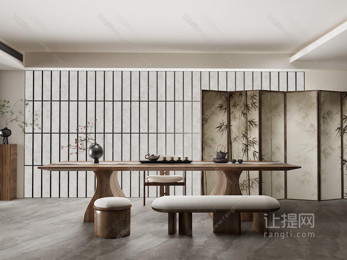 侘寂风茶室