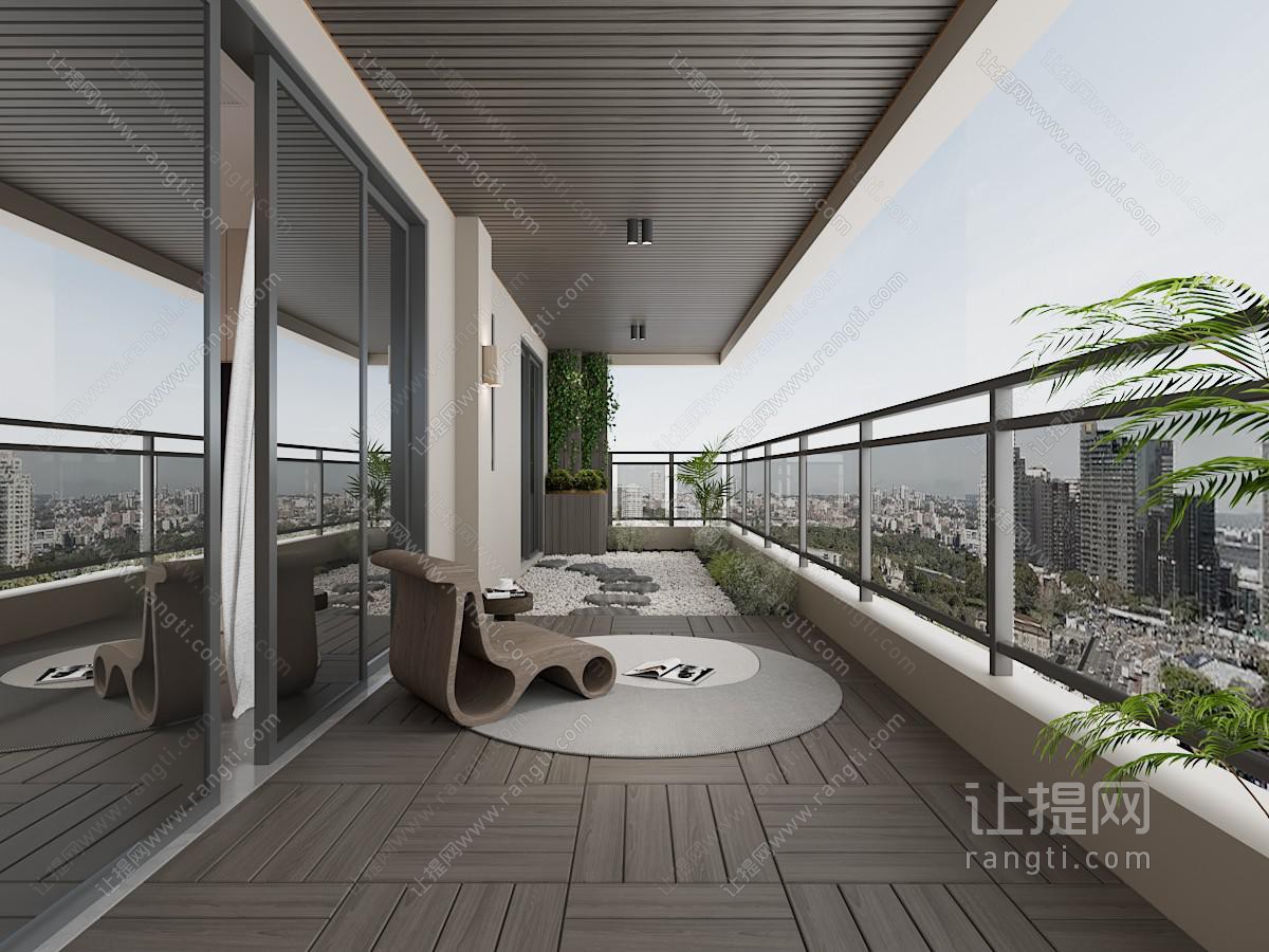 现代家居阳台