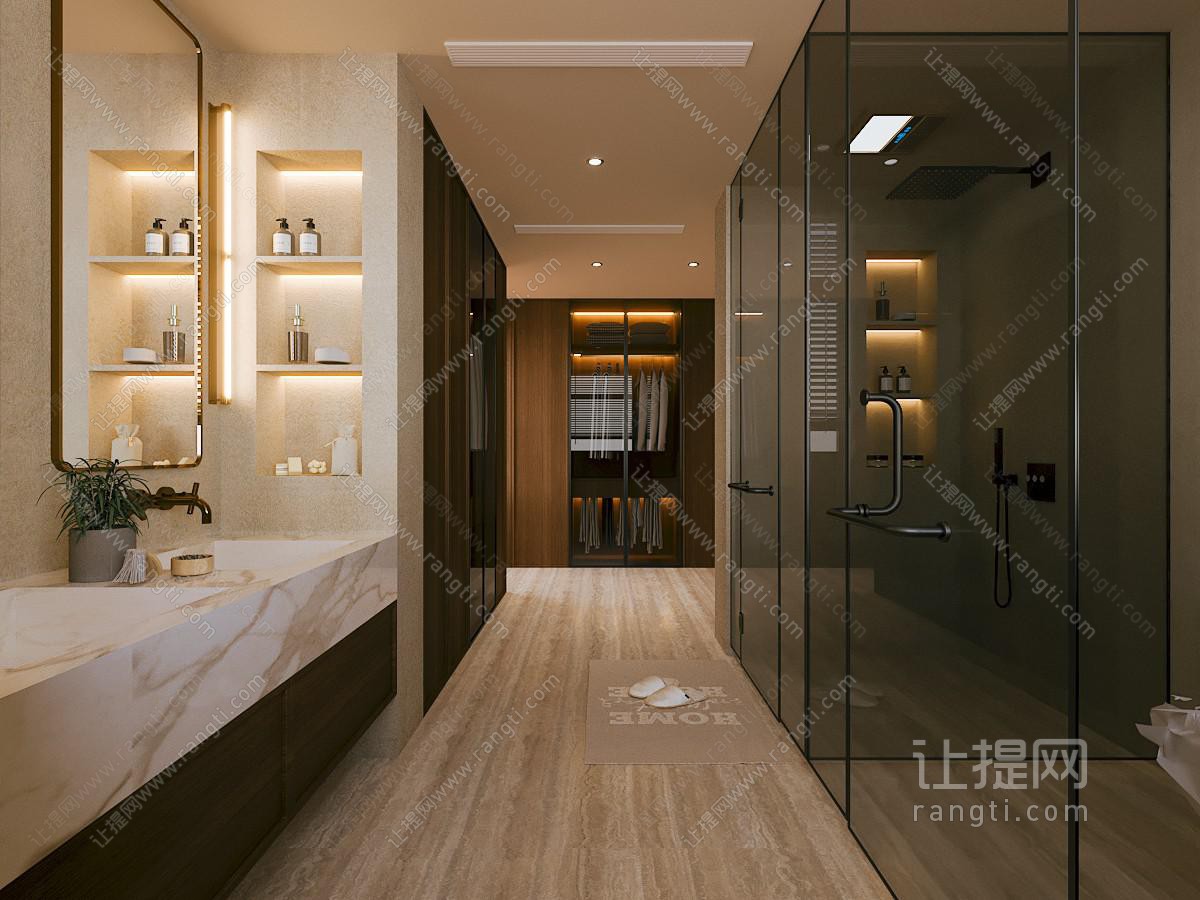中古风侘寂卫生间