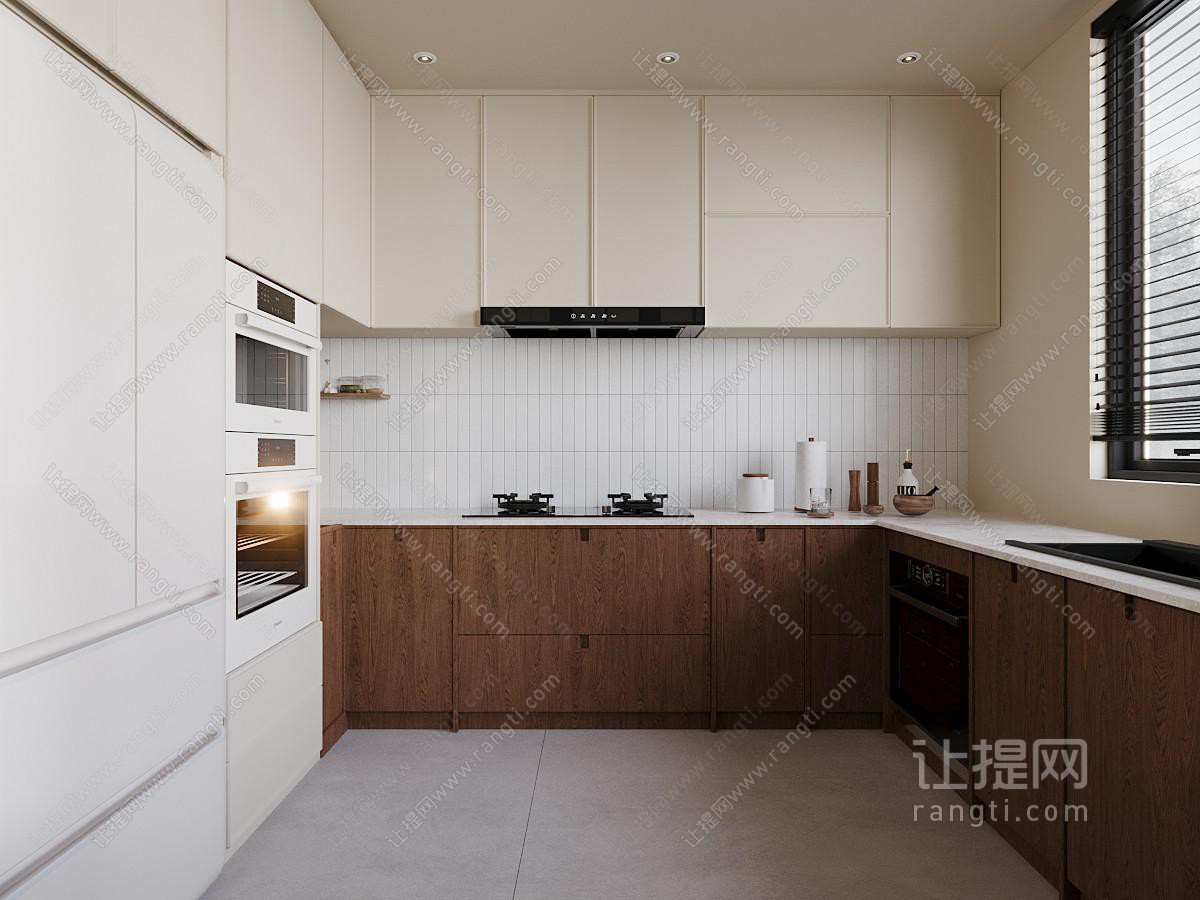 现代中古风厨房