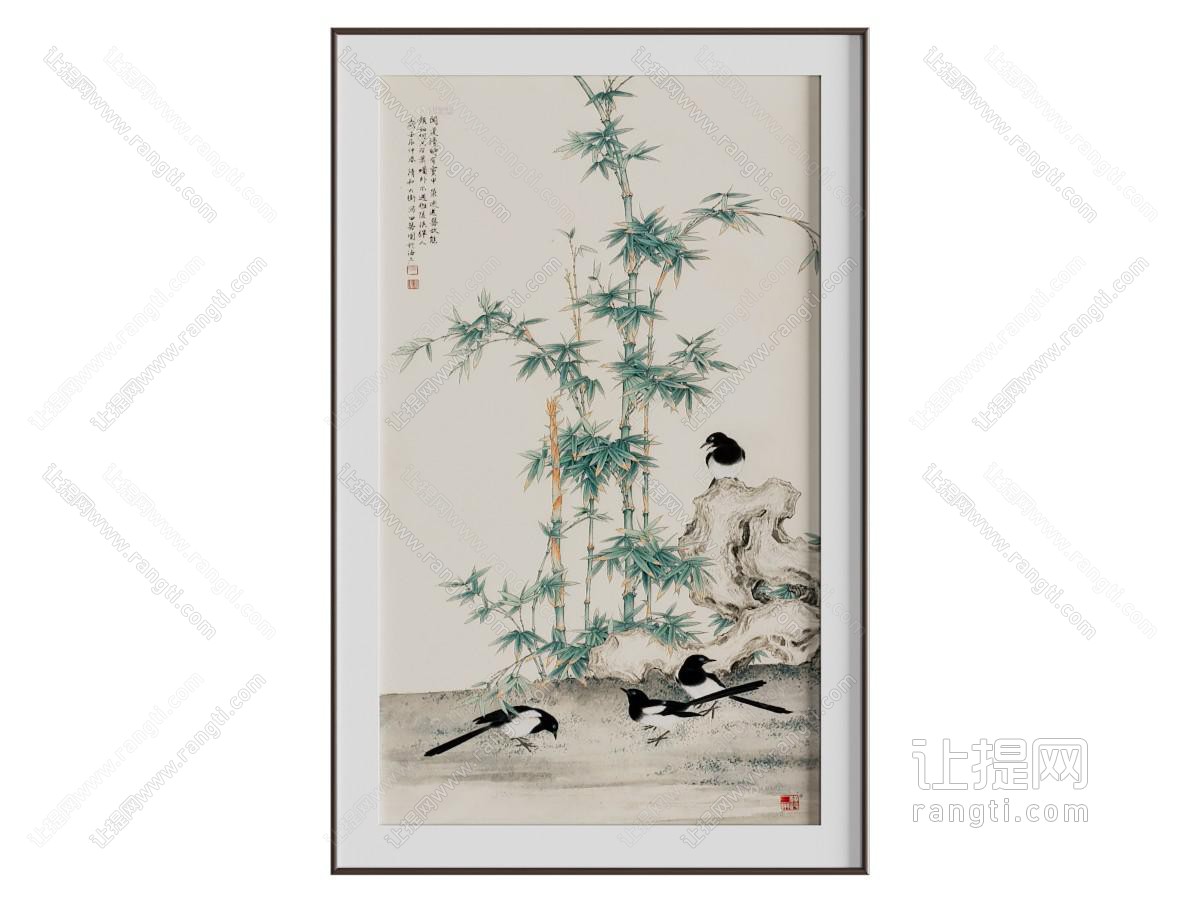 新中式装饰挂画