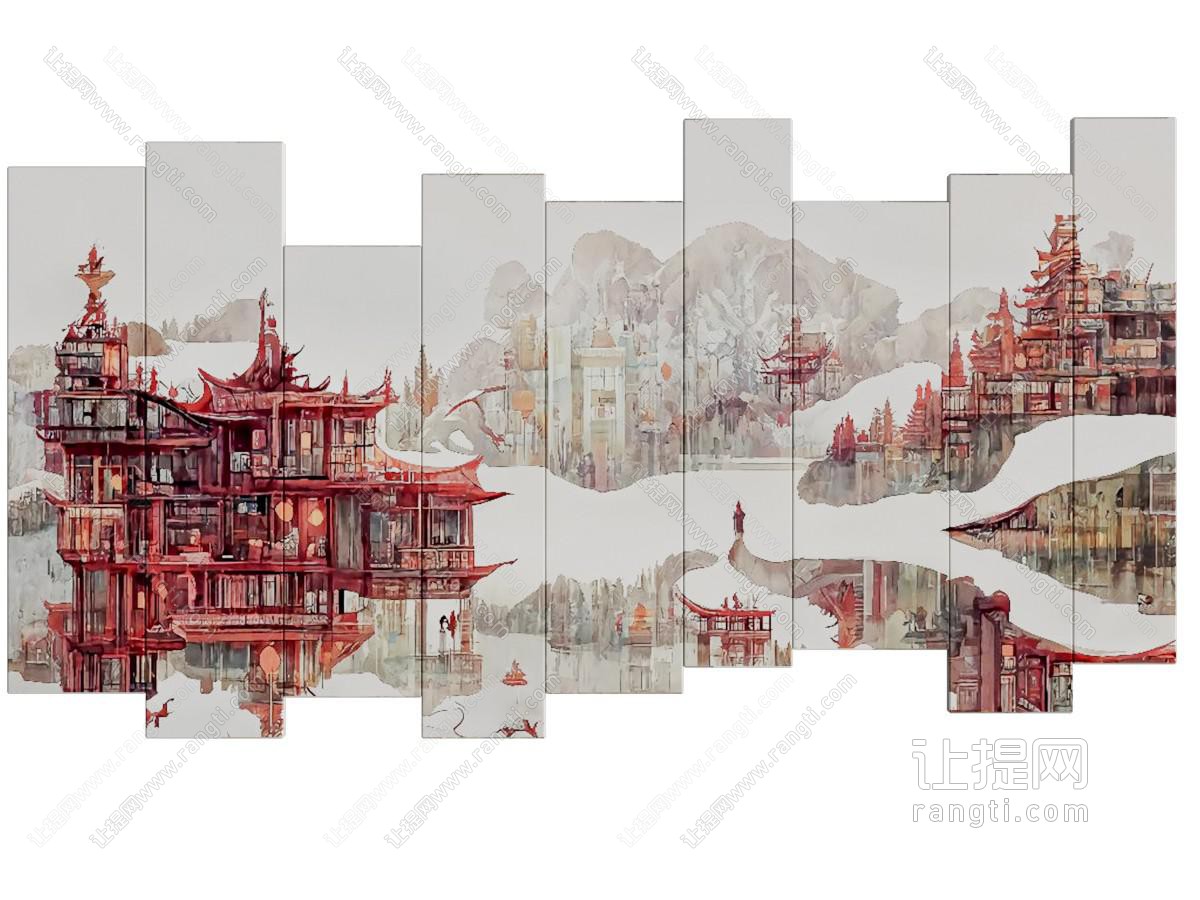 新中式装饰画 古风挂画