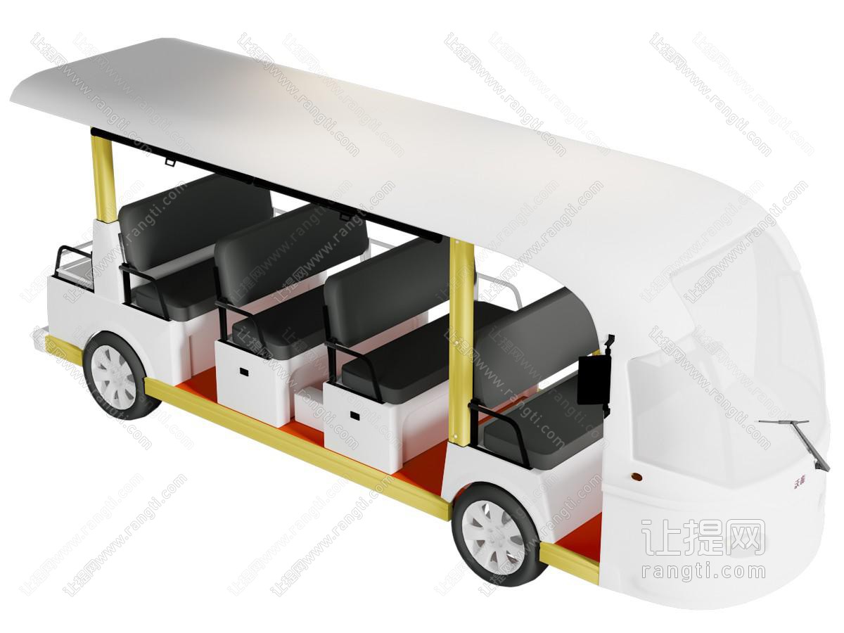 现代旅游观光车 接驳车 观光巴士