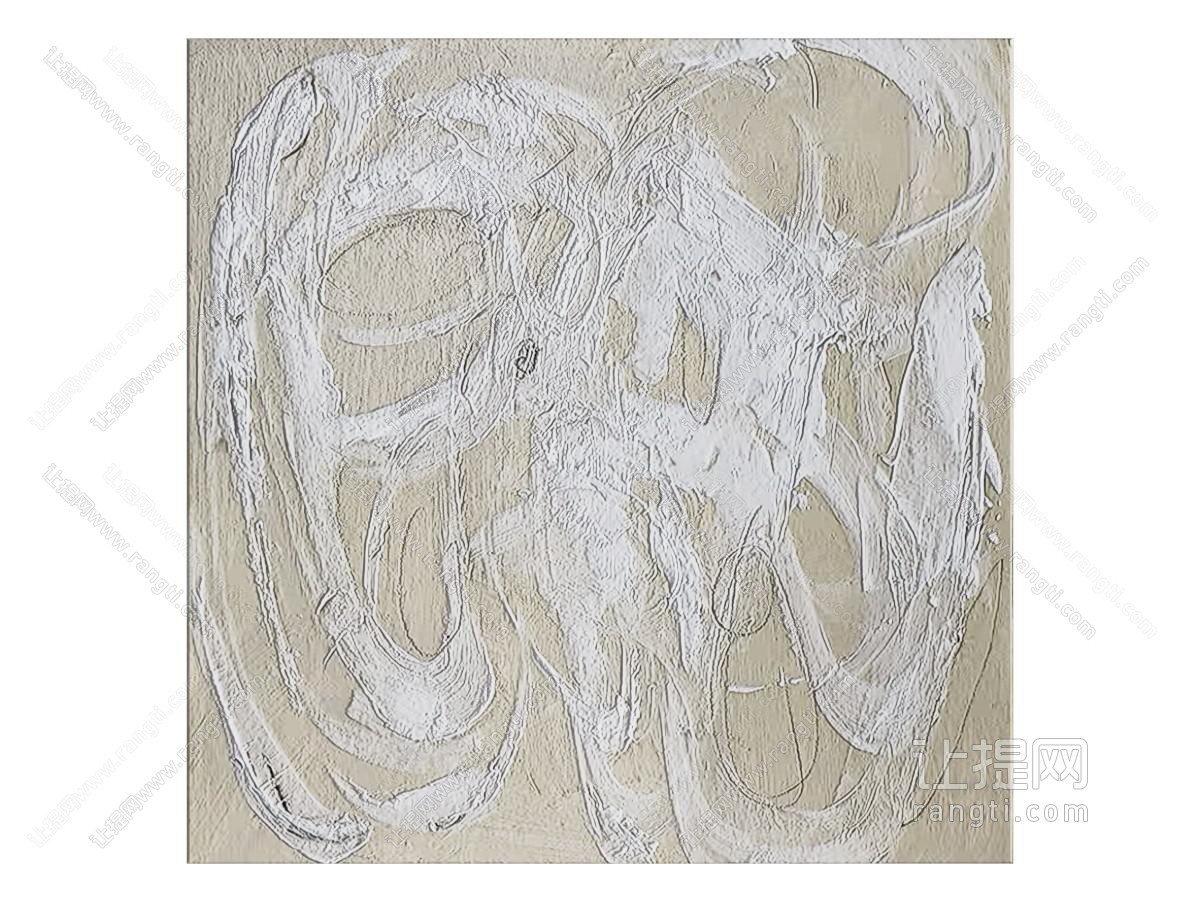 油画 肌理画 装饰画
