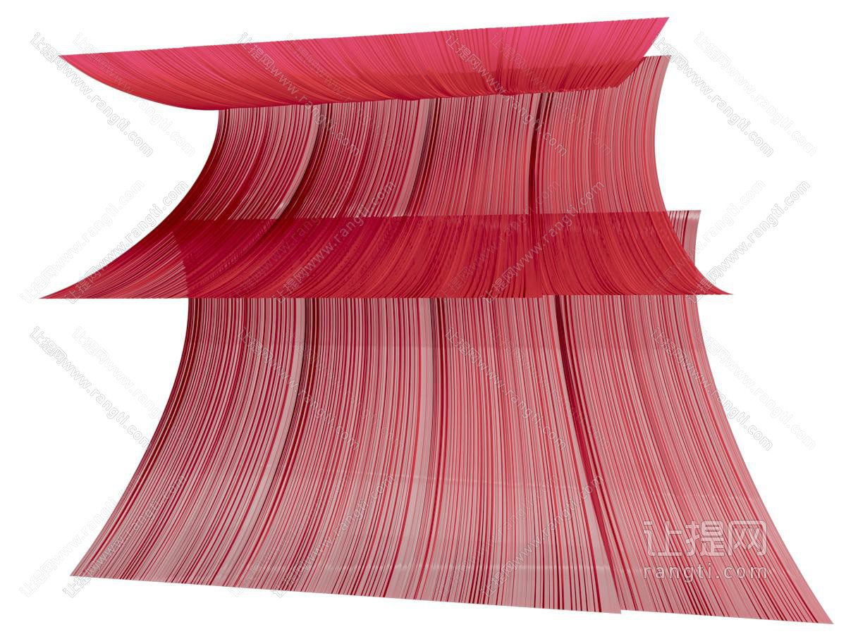 现代婚庆装饰布艺吊顶 绸带吊顶