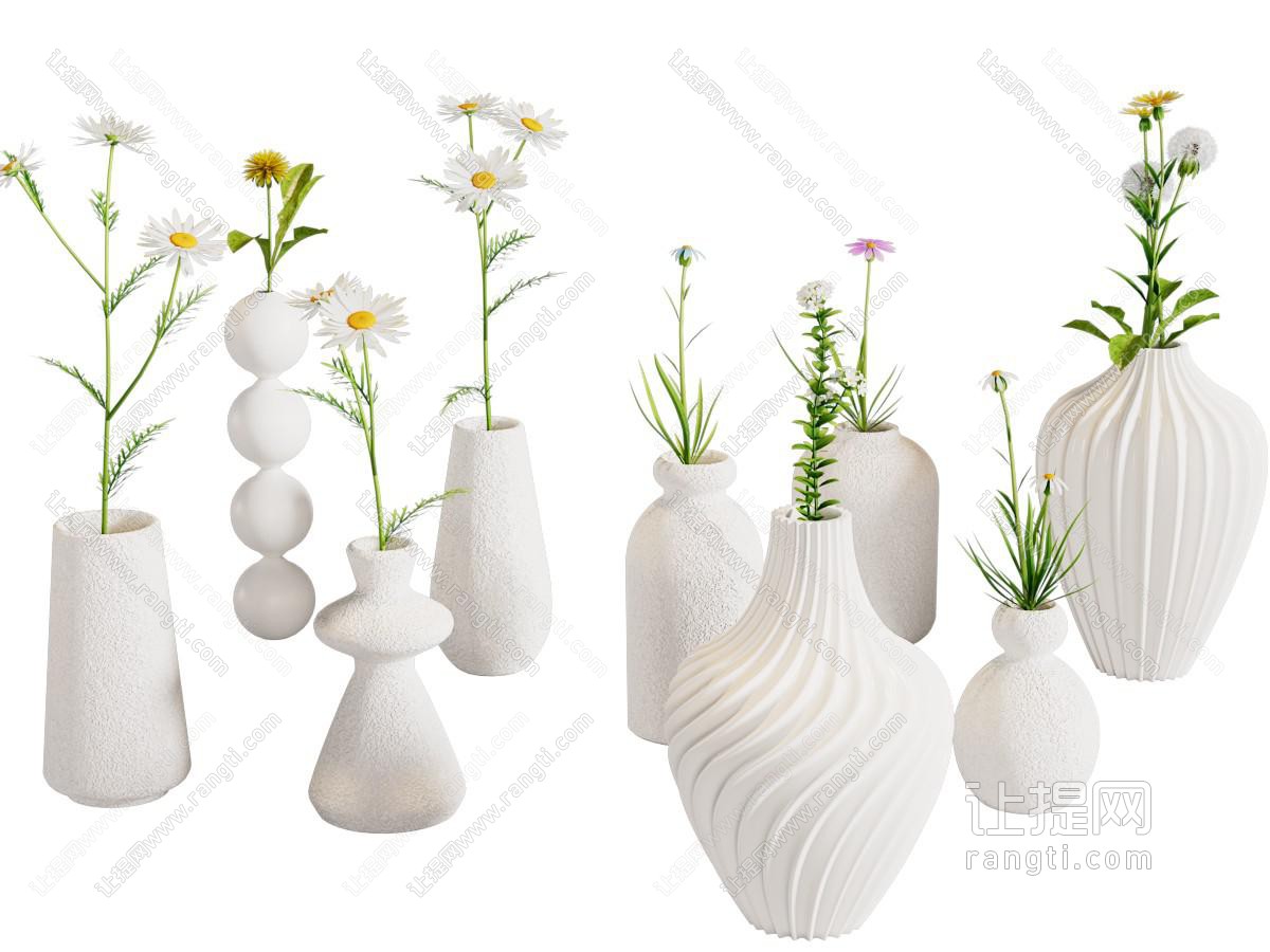 现代花瓶
