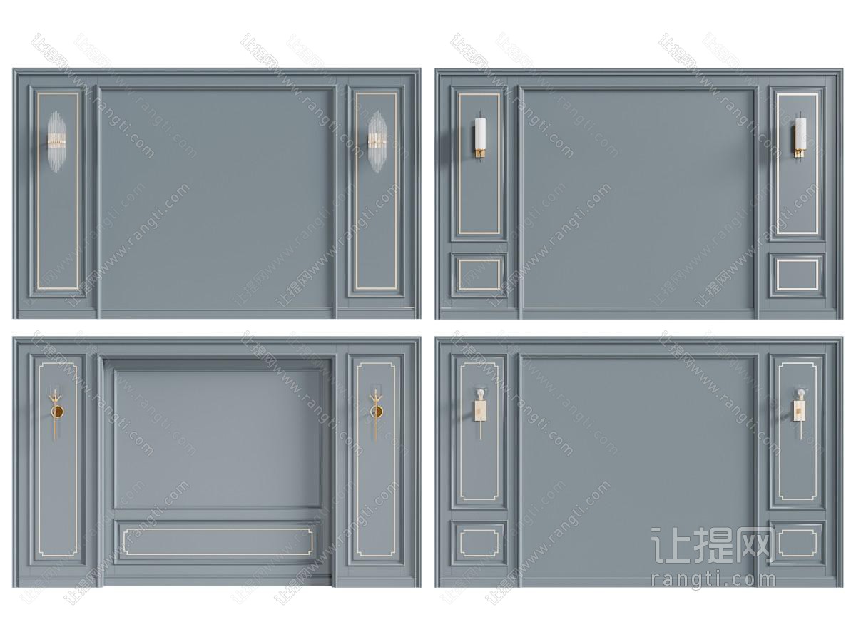 美式背景墙