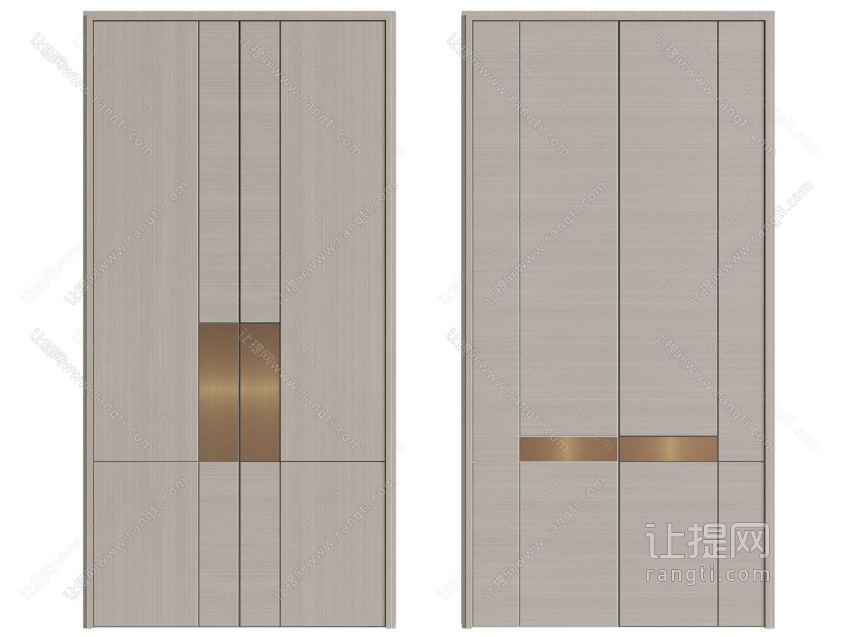 新中式双开门