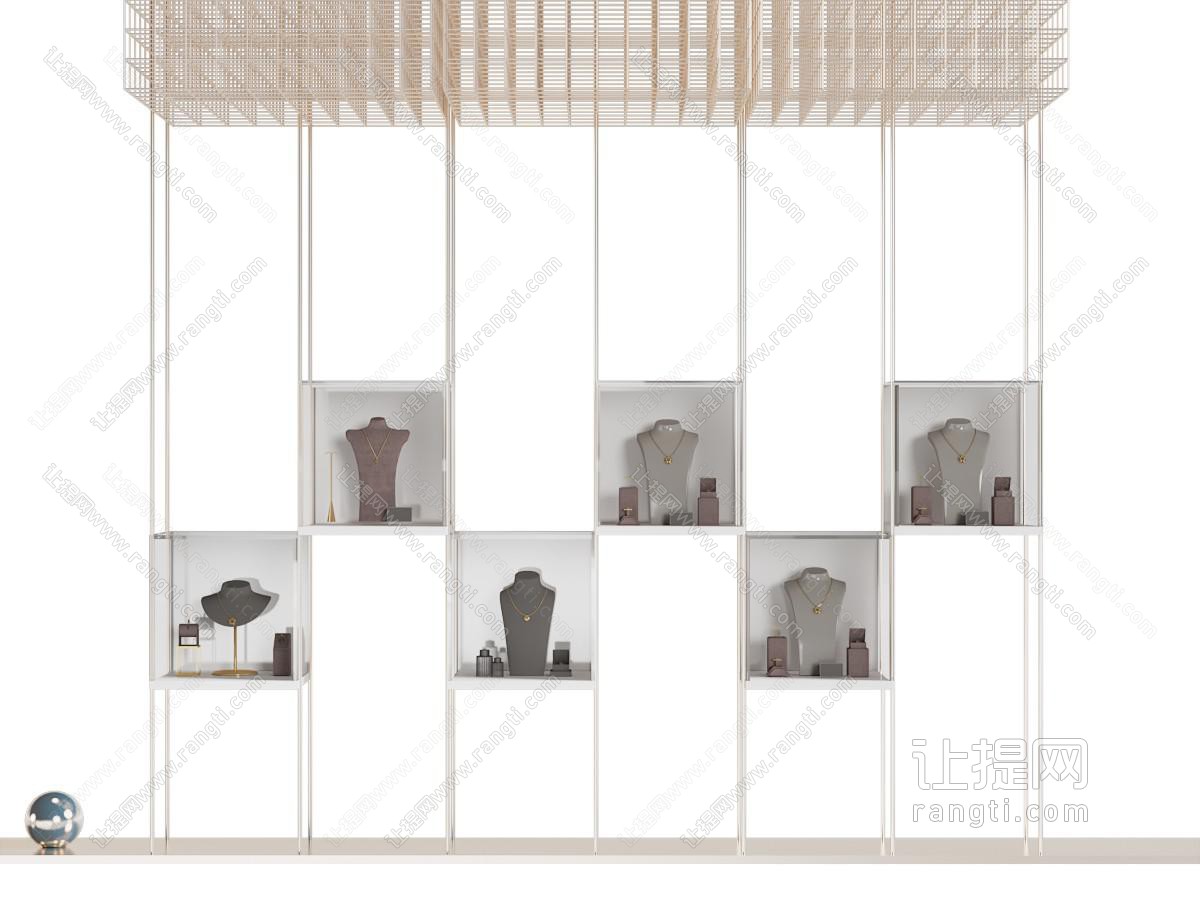 现代珠宝展架