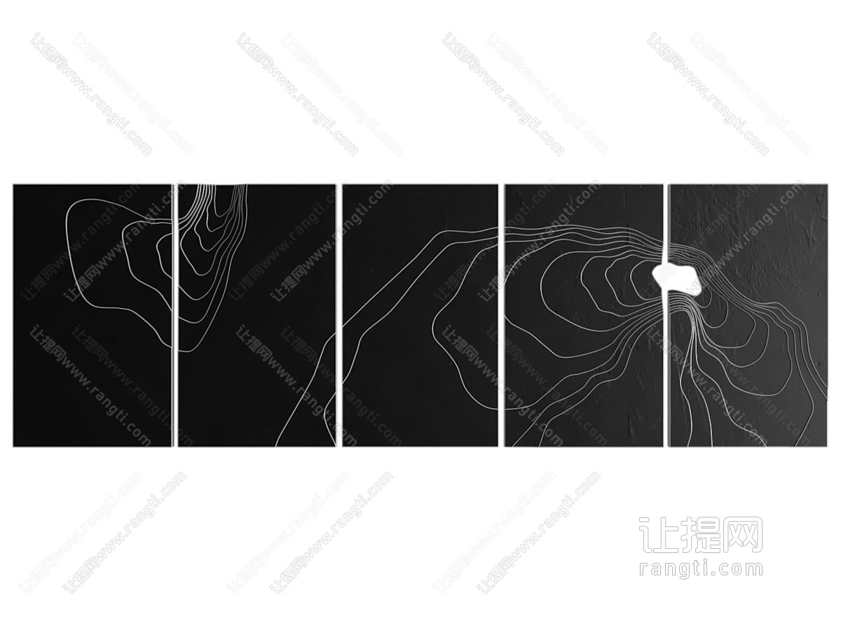 现代背景墙