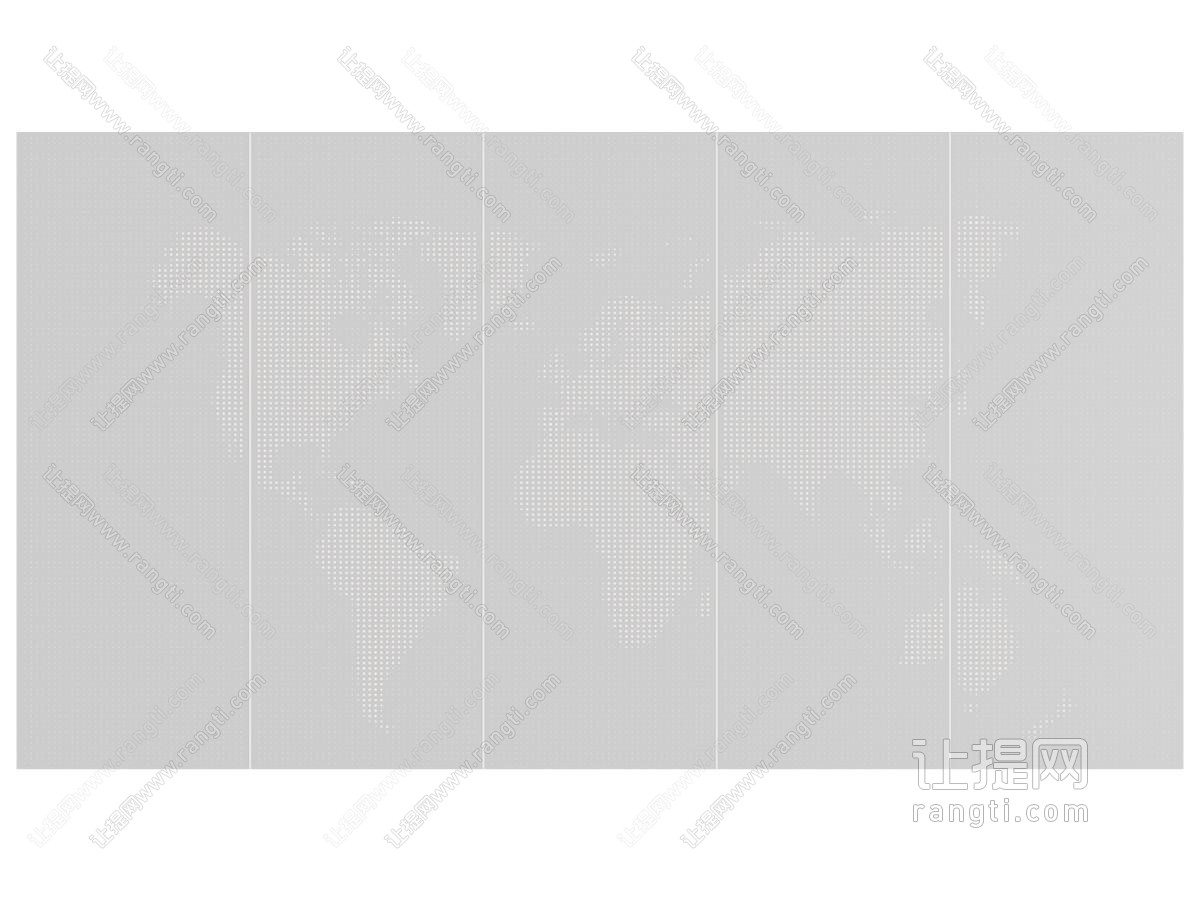 现代穿孔板 透光板 背景墙