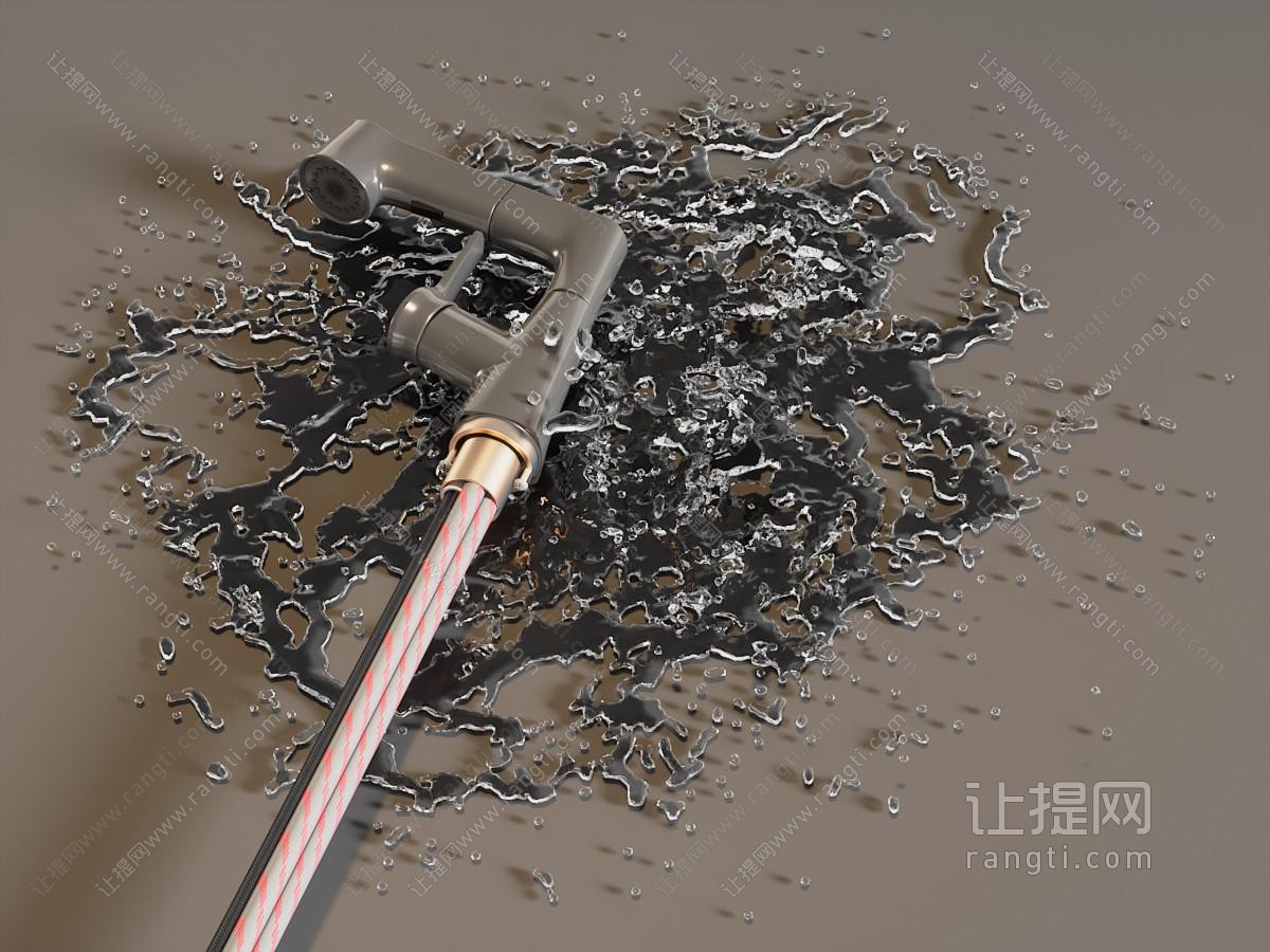 现代面盆抽拉水龙头