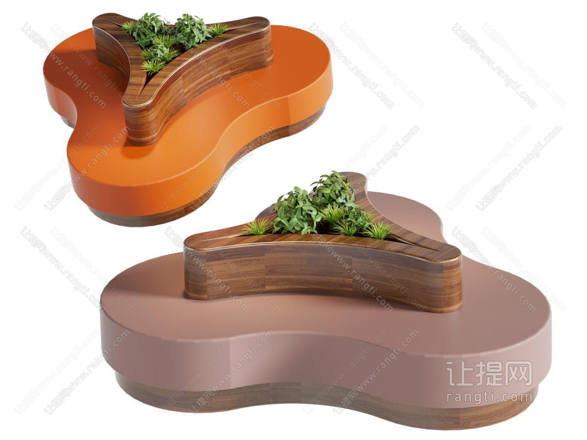 现代异形弧形多人沙发