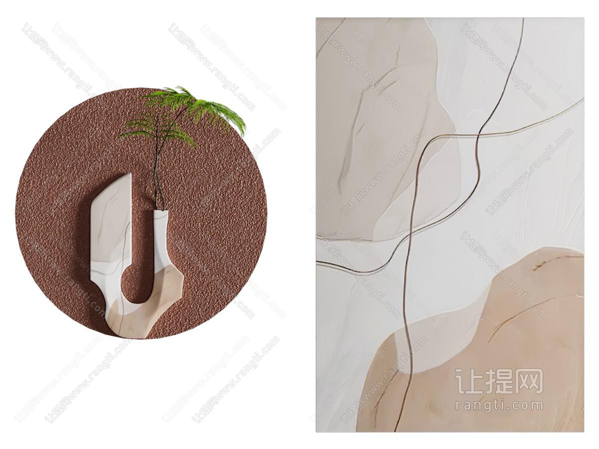 现代立式装饰挂画 挂件