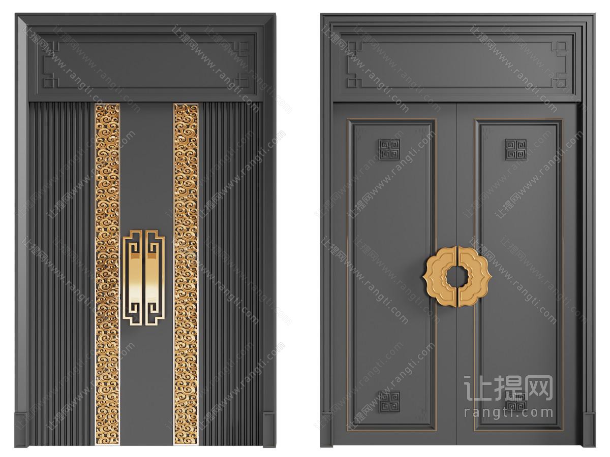 新中式大门