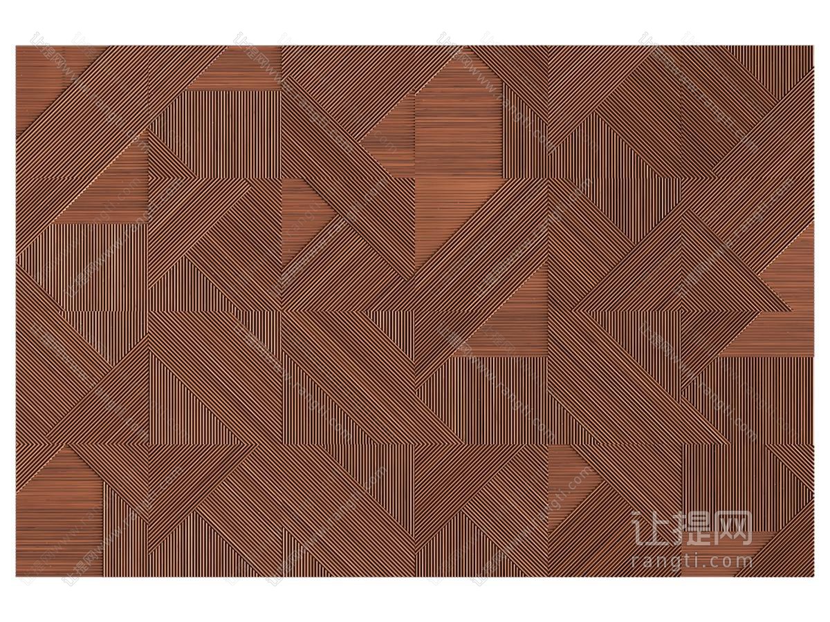现代造型墙护墙板