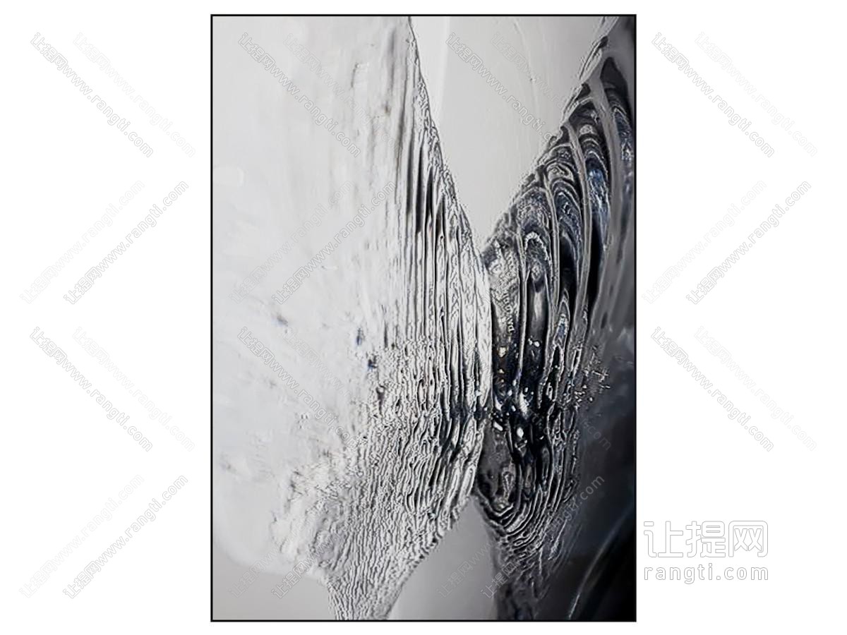 现代装饰画 黑白挂画