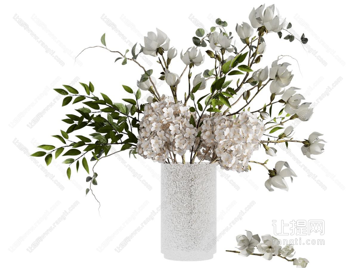 仿真花复古花 花瓶花卉