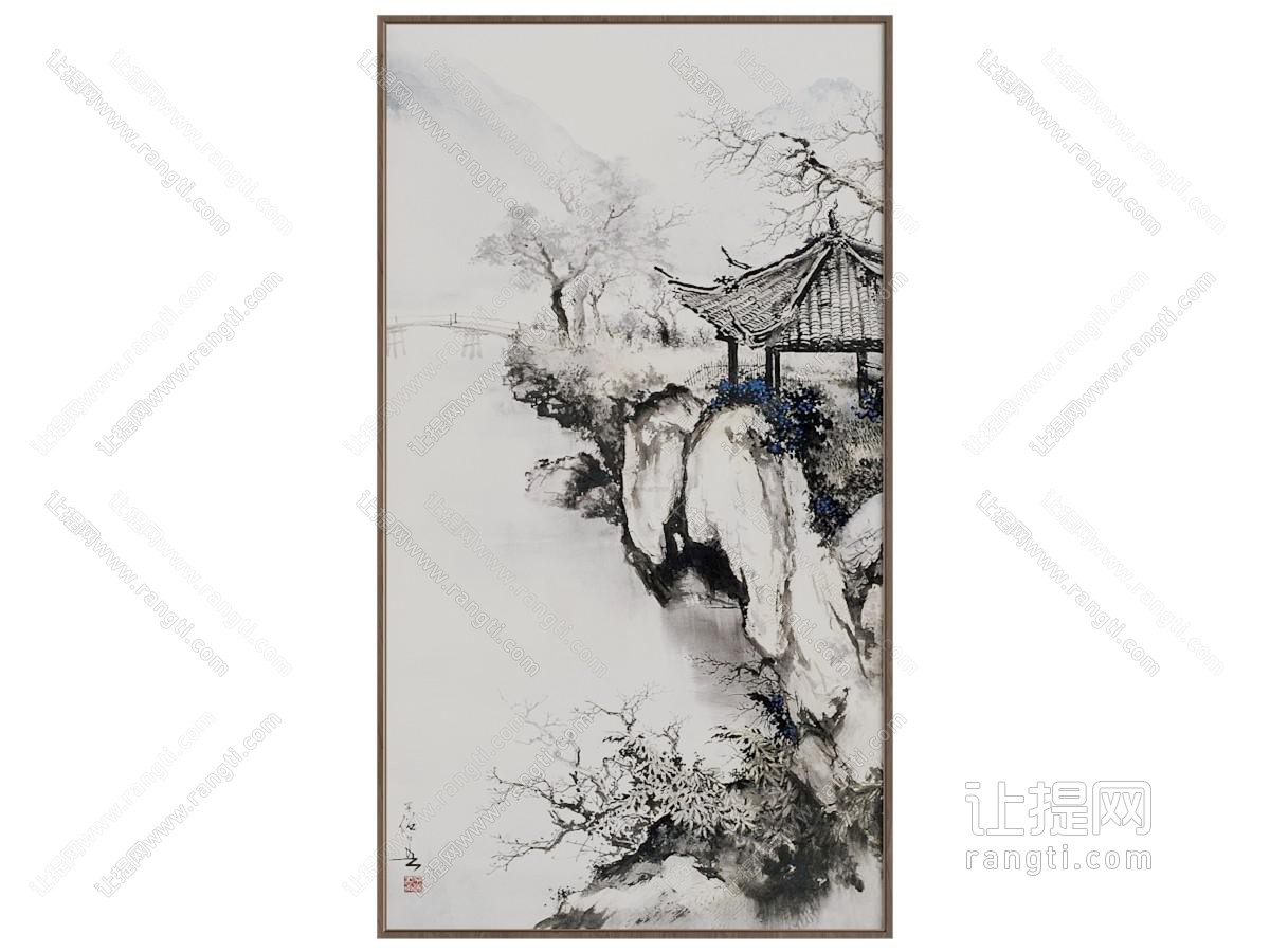 新中式装饰挂画