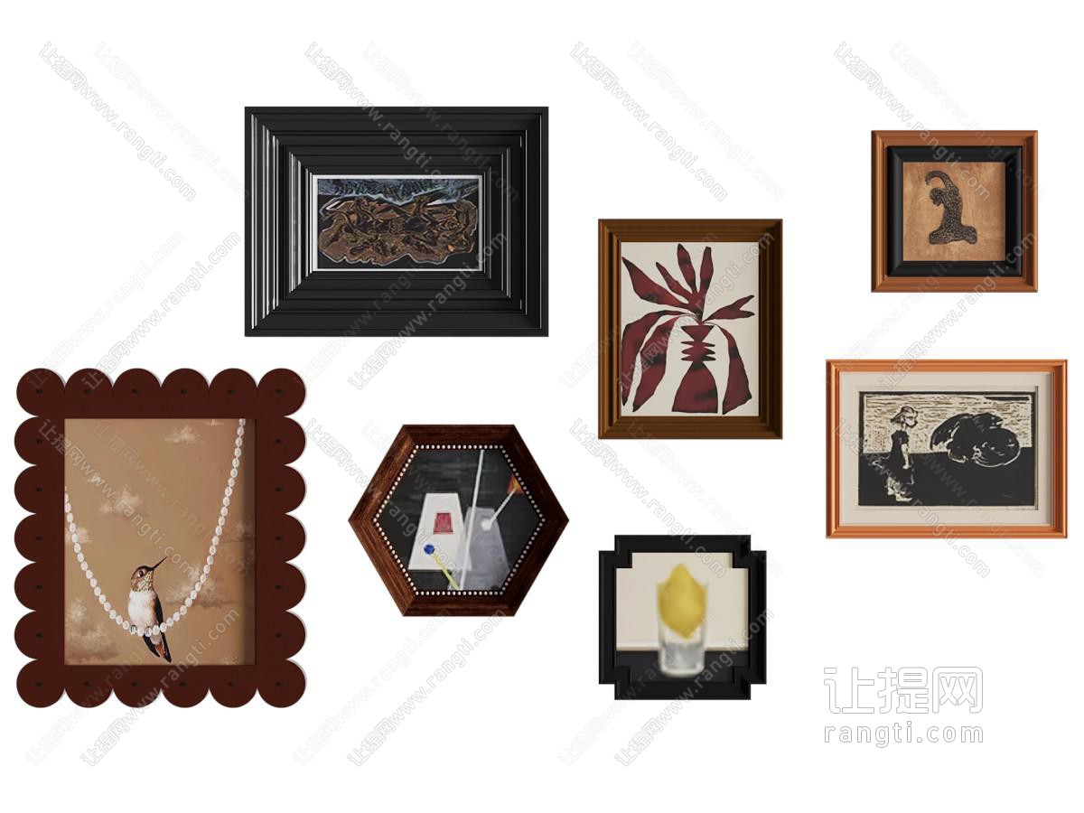 中古风挂画