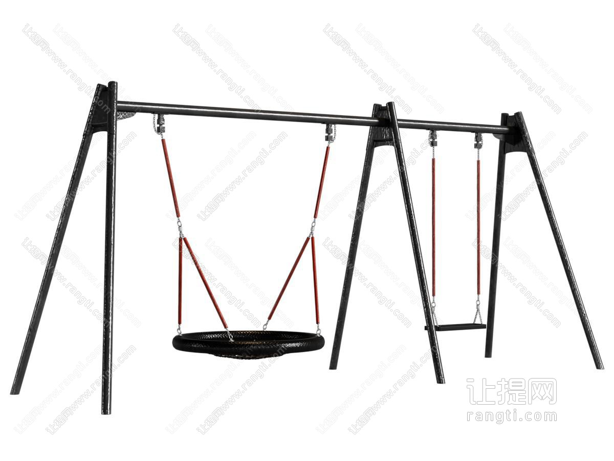 现代景观秋千